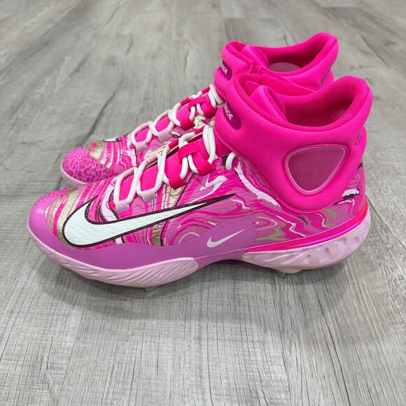 Nike Exclusive Alpha Huarache Elite 4 Baseball Cleats “Mother’s Day” Size 13.5 main image 8